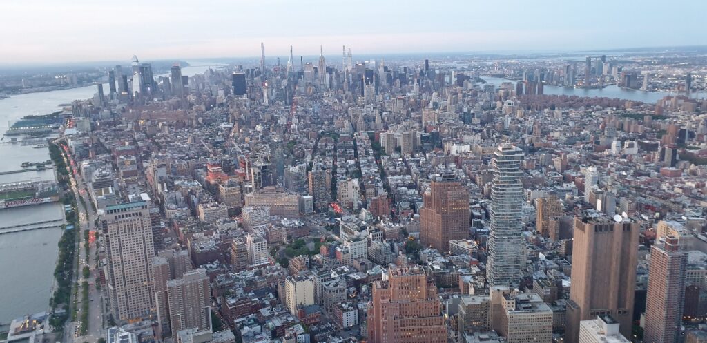 Der Ausblick vom One World Trade Center ist atemberaubend